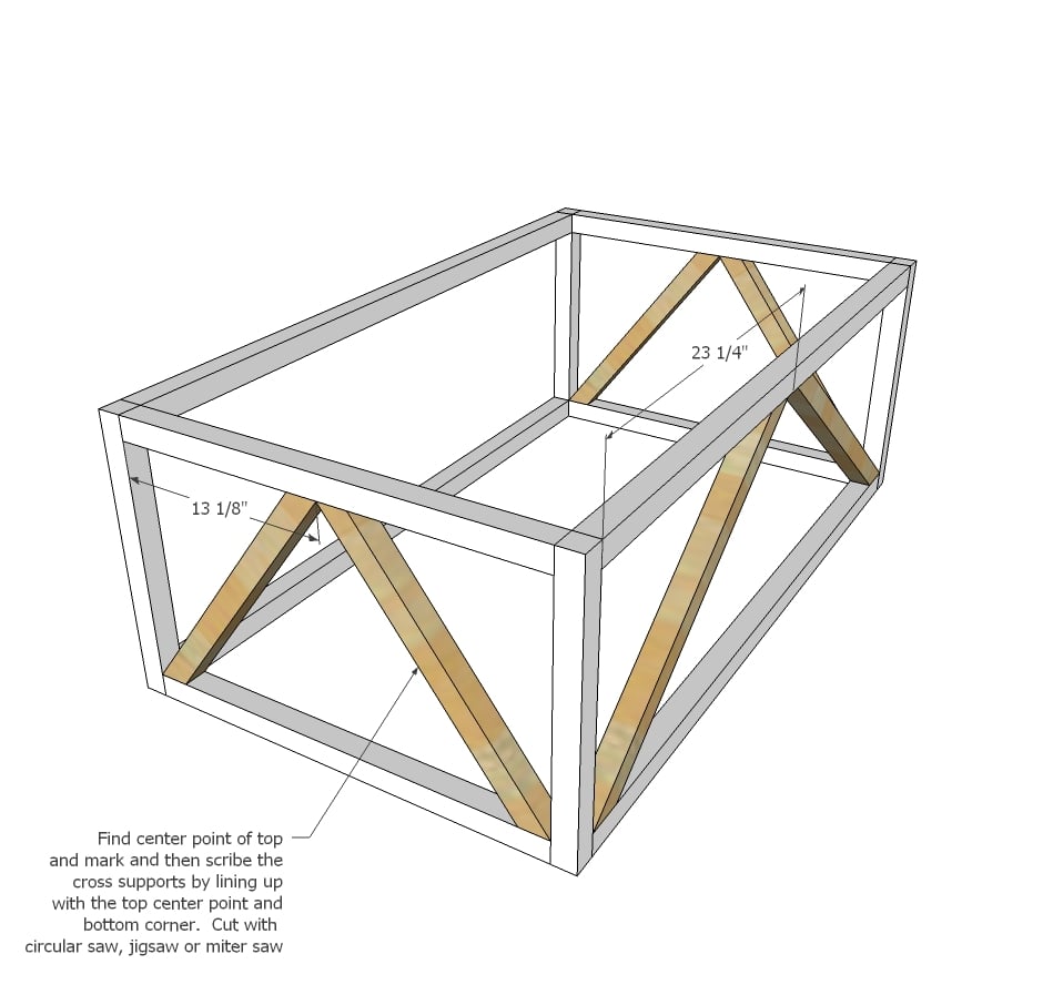 Ana White Coffee Table Converts to Dining Table from Wild Rose Tiny